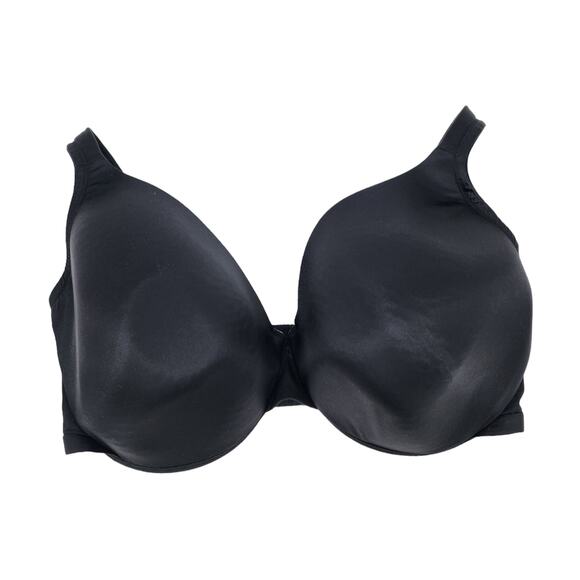 Cacique Black Lightly Lined Balconette Full Coverage Underwire Bra Size 40G - Picture 2 of 7